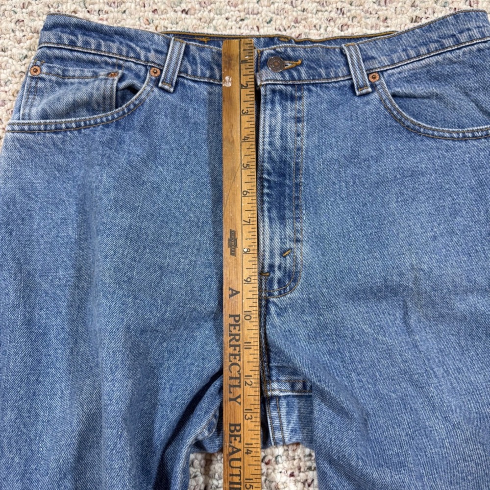 Levis 550 Relaxed Fit Tapered Leg Jeans Mens 36x31 Blue Vintage Made in USA - Picture 9 of 15